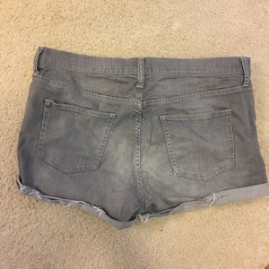 Gray high waisted gap shorts